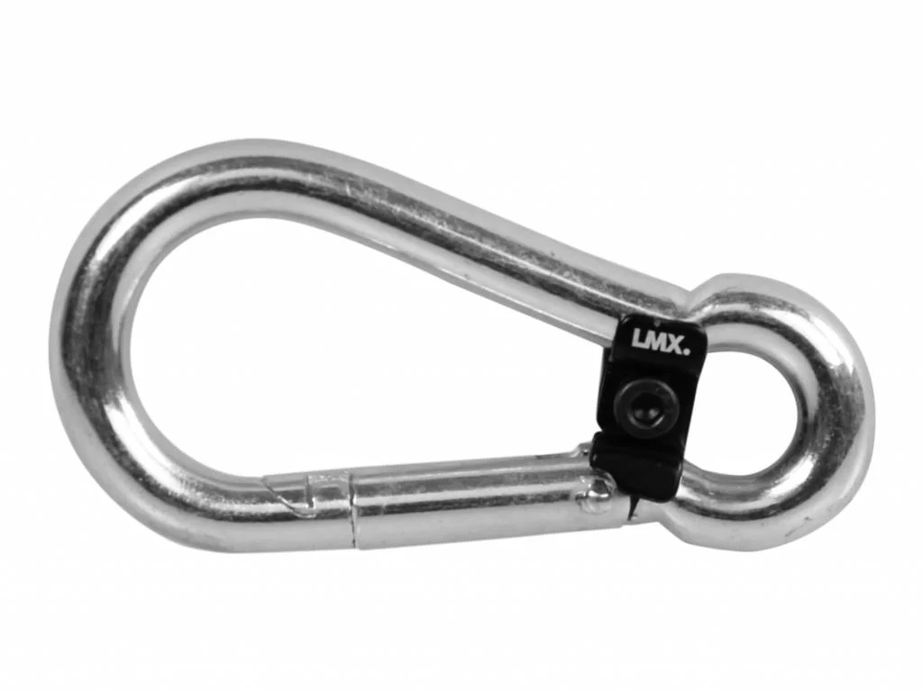 LMX57.LOCK Lifemaxx Karabiinihaka lukolla 10 kpl