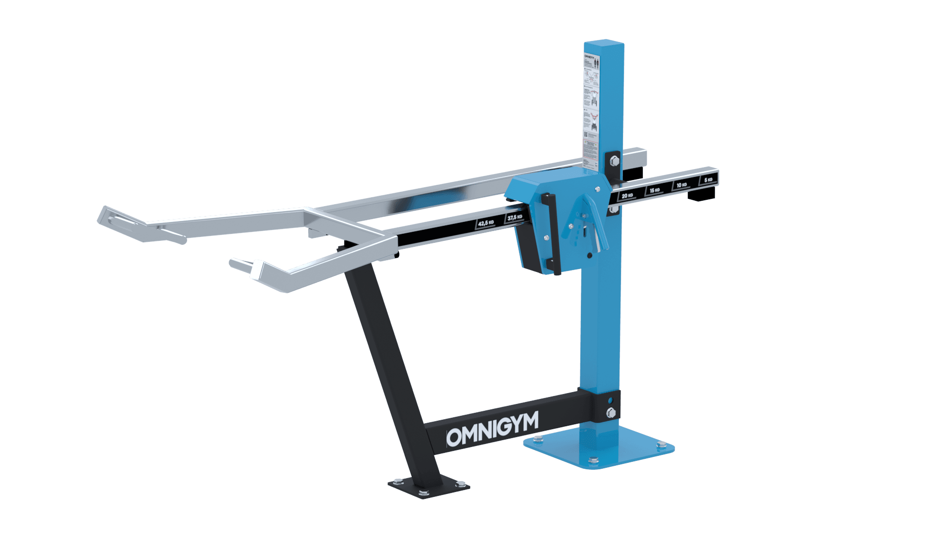 Omnigym OGFA41 Esteetön etupunnerrus