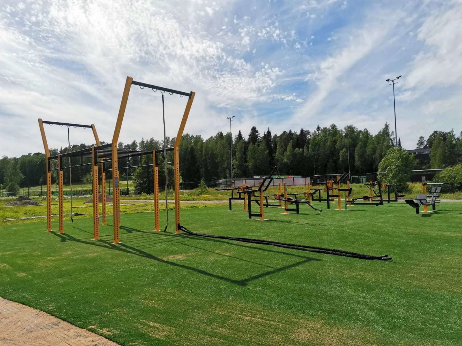 Laadukas ulkokuntosali